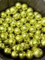 Сахарные шарики золото 8 мм